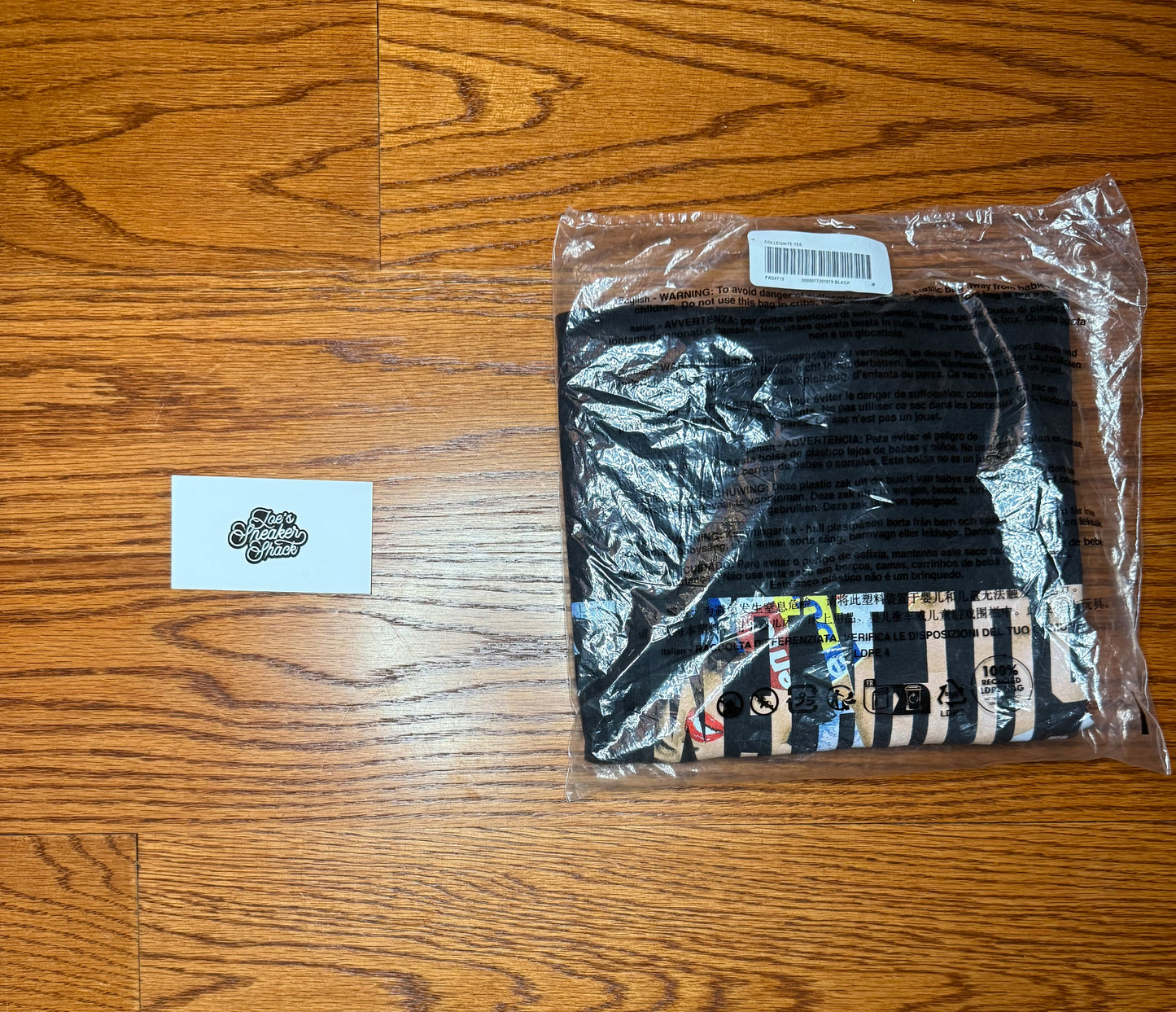 Supreme Tera Patrick Collegiate Tee Black