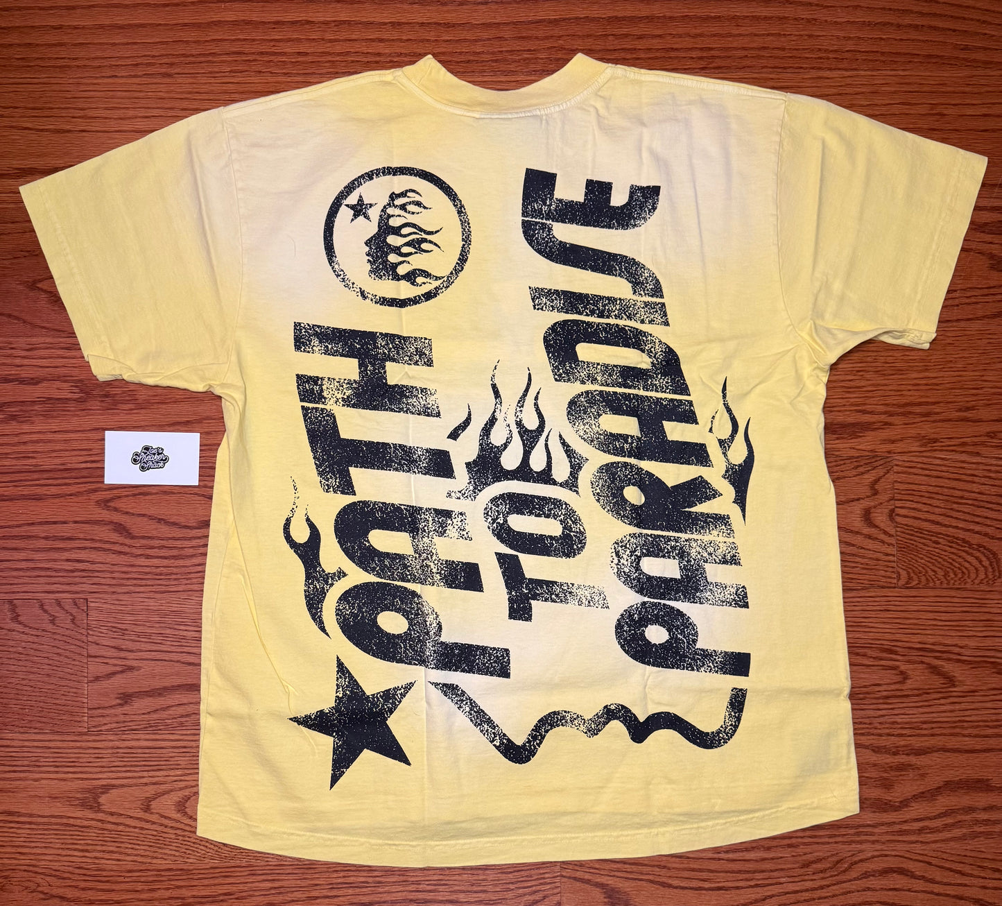 Hellstar Jesus T-Shirt Yellow