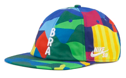 Nike SB x Parra Brazil Federation Kit Skate Cap Clover/White