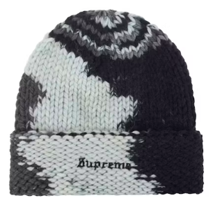 Supreme Gradient Spacedye Beanie Black