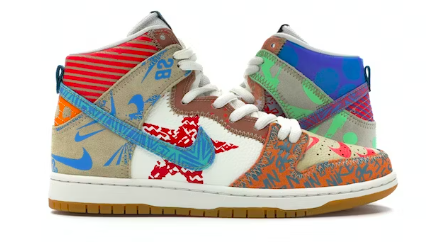 Nike SB Dunk High Thomas Campbell What the Dunk