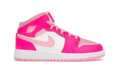 Jordan 1 Mid Fierce Pink (GS)