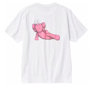 KAWS Laying Around White Tee