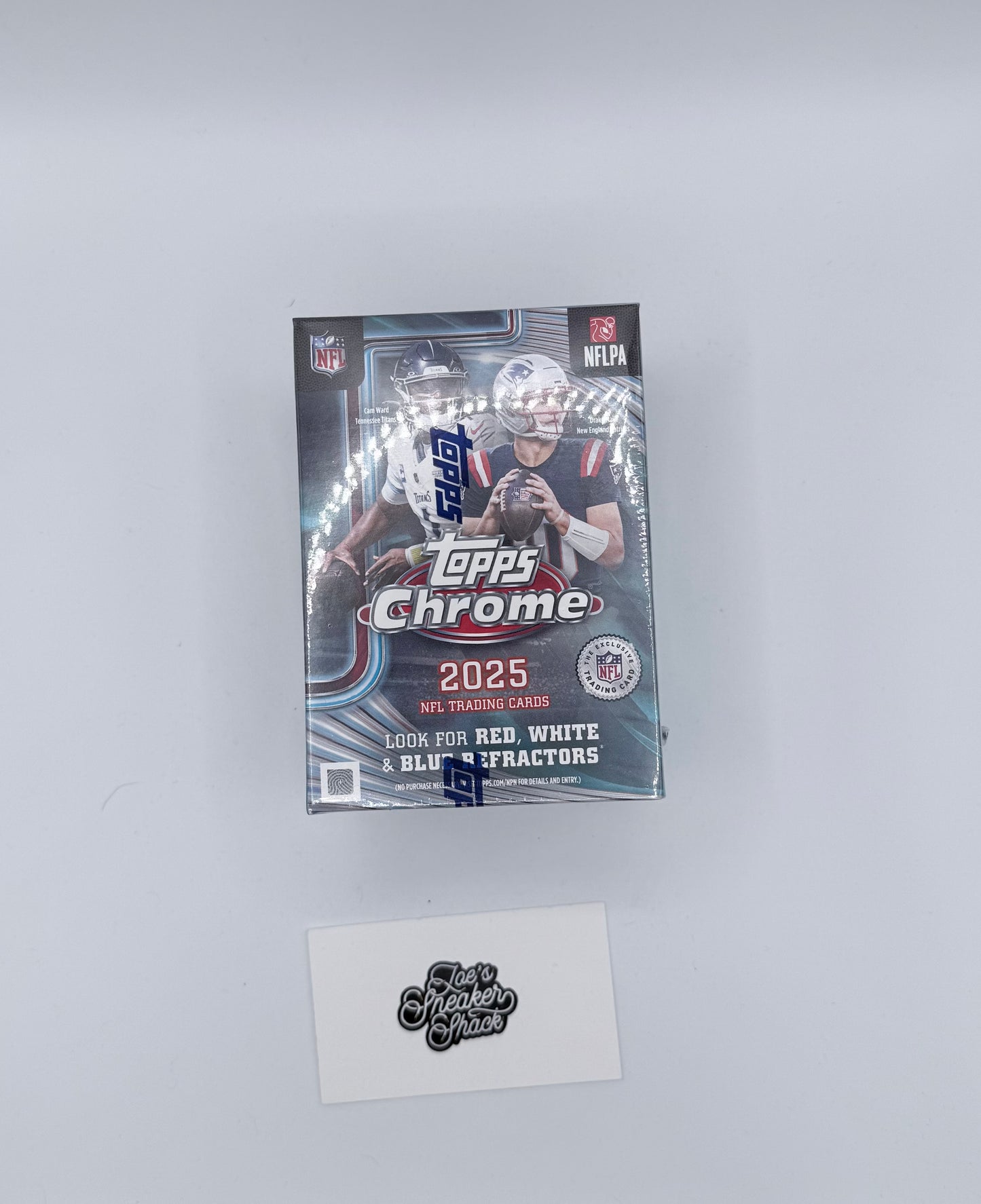 2025 Topps Chrome Football NFL Factory Sealed Blaster Value Box