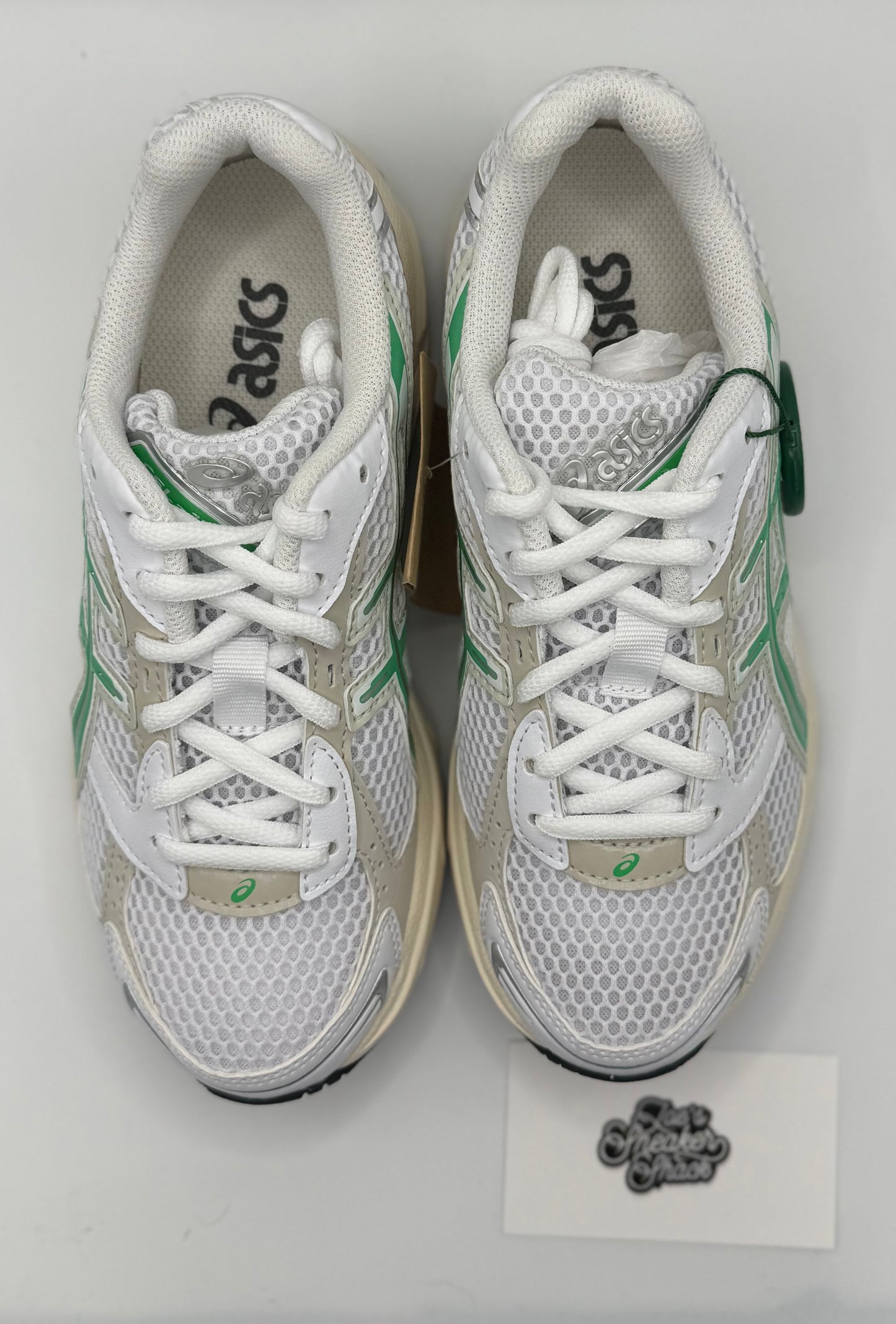 ASICS Gel-1130 White Malachite Green Off White Midsole (Women's)