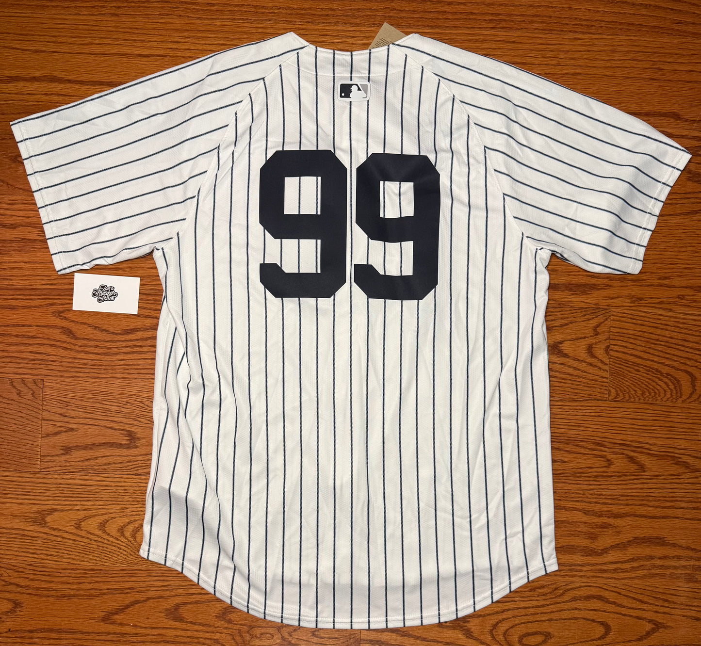 Nike Men's New York Yankees Aaron Judge #99 White Limited Vapor Jersey