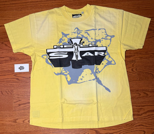 Hellstar Jesus T-Shirt Yellow