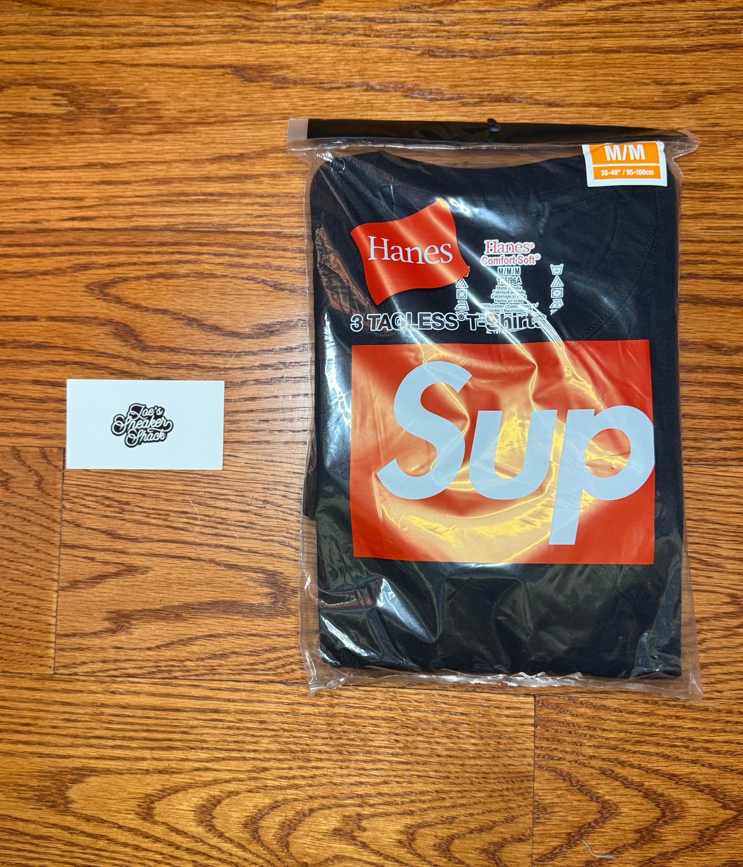 Supreme Hanes Tagless Tees (3 Pack) Black