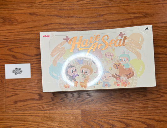 Pop Mart Labubu The Monsters Have a Seat Vinyl Plush Sealed Case (6 Blind Box)