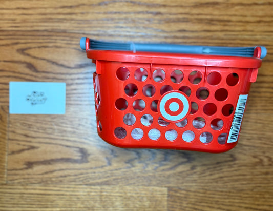 Target Toy Shopping Basket - Red