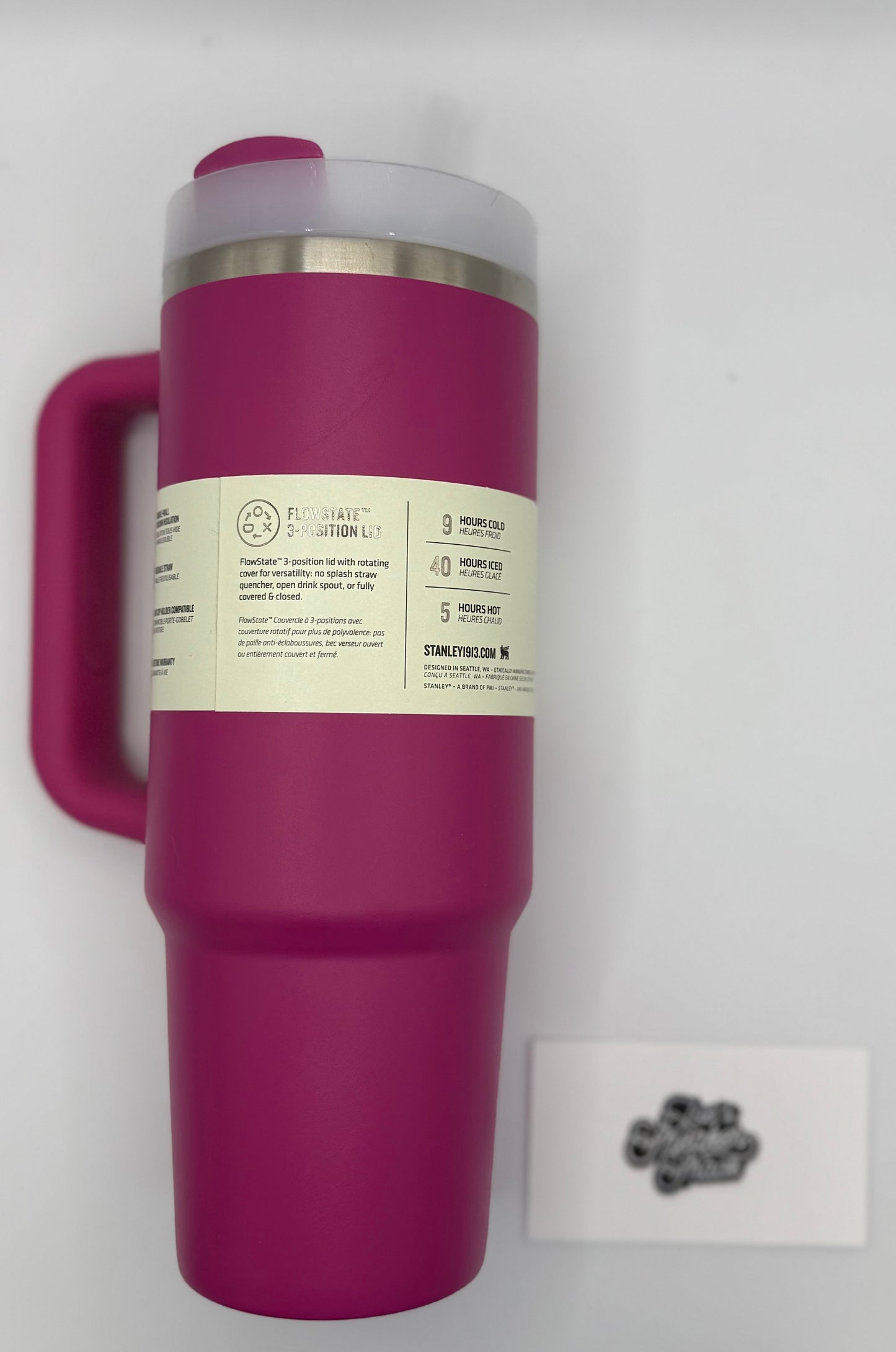 Stanley Quencher H2.0 Flowstate Tumbler 30 OZ Fuchsia