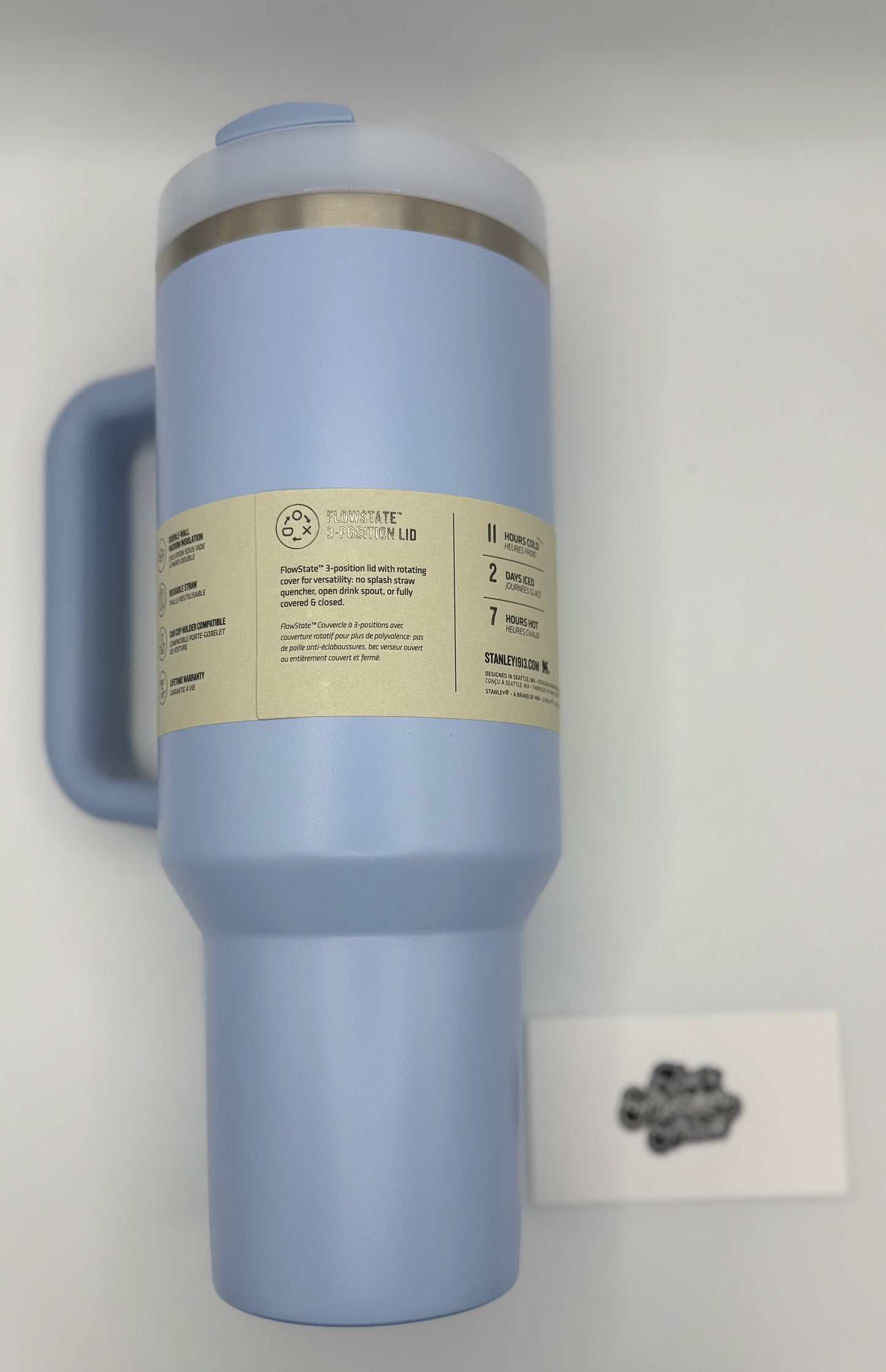 Stanley The Clean Slate Flowstate Quencher 40oz Tumbler Heather