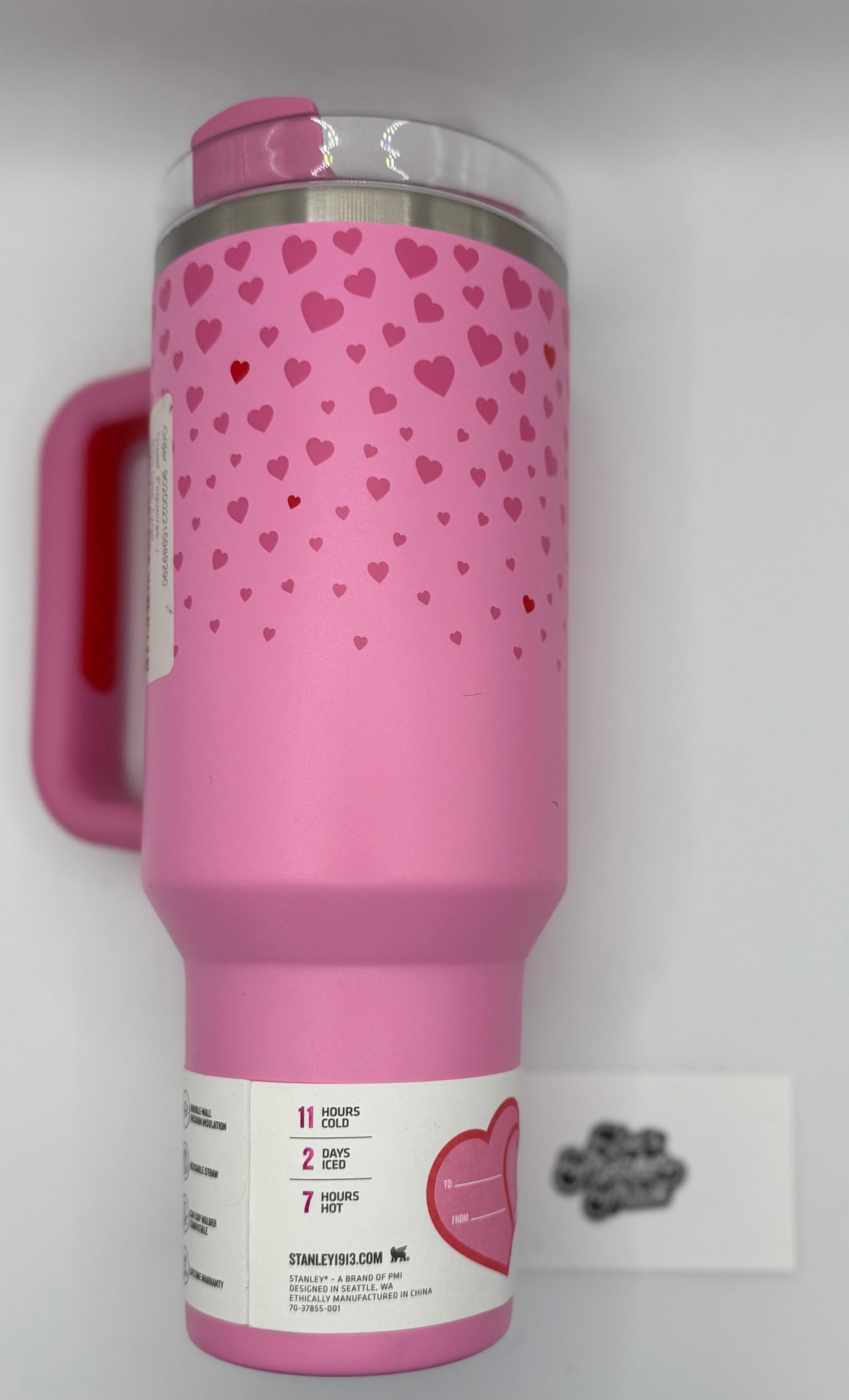 Stanley x Target Exclusive Valentines Day Flowstate Quencher 40oz Tumbler Sweet Hearts