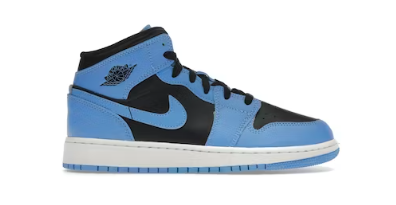 Jordan 1 Mid University Blue Black (GS)