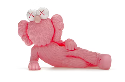 KAWS TIME OFF Vinyl Figure Pink