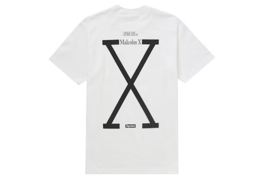 Supreme 40 Acres Malcolm X Tee White
