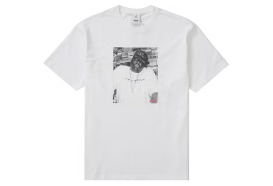 Supreme Jordan Biggie S/S Top White