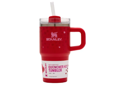 Stanley x Target Exclusive Valentines Day Flowstate Quencher 20oz Tumbler Ruby Hearts