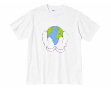 KAWS Peaceful For All T-shirt White