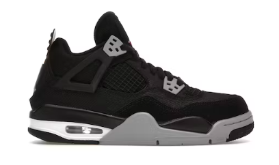 Jordan 4 Retro SE Black Canvas