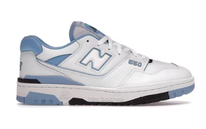 New Balance 550 UNC White University Blue