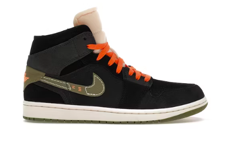 Jordan 1 Mid SE Craft Anthracite Light Olive