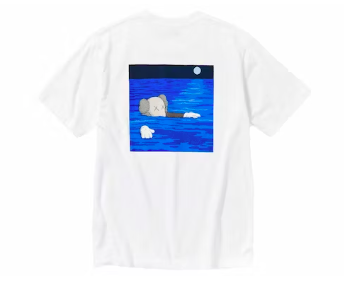 KAWS Swimming Around White Tee