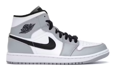 Jordan 1 Mid Light Smoke Grey